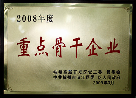 2008年度重點(diǎn)骨干企業(yè)